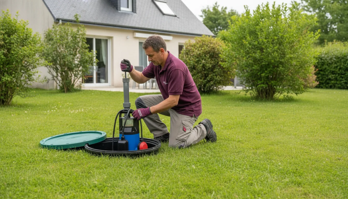 Dépannage pompe de relevage Nantes – méthode / geste technique